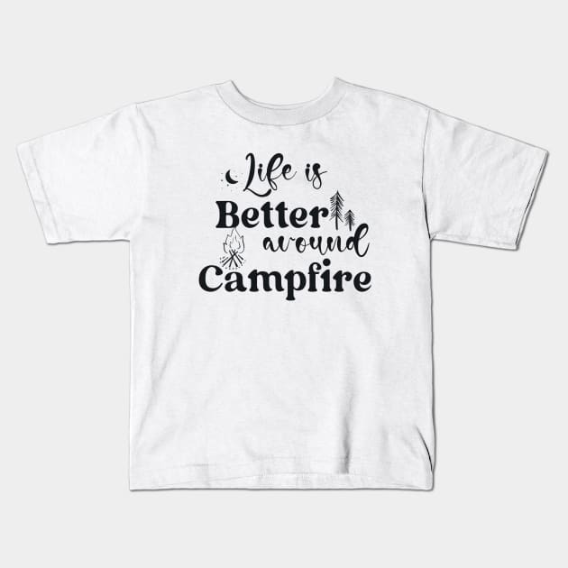 Campfire Kids T-Shirt by Nikki_Arts